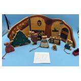 Vintage Wooden style diorama