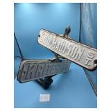 Street Signs with Cross Bar