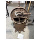 Vintage Enterprise Cast Iron Lard Press