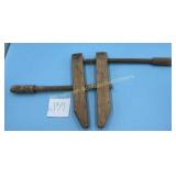 Primitive Wood Hand Screw Clamps
