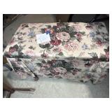 Rolling trunk with Misc. sewing pieces