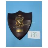 Phi Kappa Psi Fraternity Plaque 1955