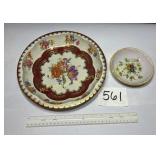 Vintage 1971 Daher decorated tin bowl, pottery