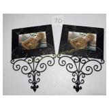 2- Metal 6'x4' Picture Frames