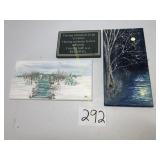 2 Canvas Nature Scenes (7'x14'), Decorative