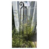 Decorative Wine rack,  32' T.  Metal Easel, 50' T