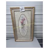 Framed Flower Print 16.75' x 28.75'