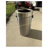 Chrome Trash Can 26' Tall