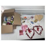 Ribbon, Beaded Garland, Valentine's Misc.