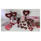 Valentine's Tote: Glittery Hearts, Silk Rose