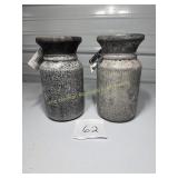 Shea's Wildflower Co. Ceramic candle pillars
