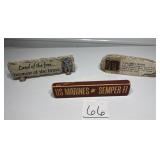 Soldier's Lot Engraved US Marines, 2- Soldier