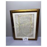 1880 State Railroad map, Rand McNally