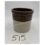 Half gallon two tone 6' W x 6' T crock