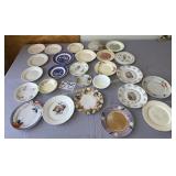 23 Antique saucers Germany, Bavaria, Ironstone
