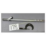 Lufkin 1-2' micrometer, Bike pump with brackets