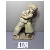 Lladro' Warm Welcome Porcelain figurine, 15 1/2'