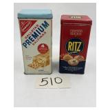 Ritz Cracker tin, Premium Saltine Cracker tin