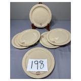 Set of 6 United States Army salad plates, 7 1/4'