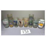6 Kentucky Derby 1990's Drinking glasses,