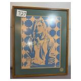 Kurt Cobain, pop art style picture, 30 1/2' T x