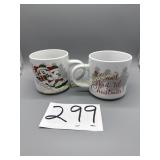 Mickey and Minnie, Disney Christmas mugs