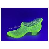 Uranium Vaseline glass Boot