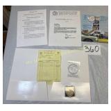 Ford Mustang Token,  1964-2004, 40th Anniversary