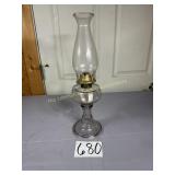 Antique Kerosene Oil lamp P. and A. Risdon 18' T