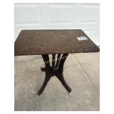 Vintage end table, 30' W x 29 1/2' T  x 20' D, on