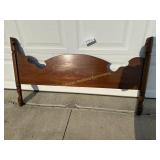 Antique footboard, 56' W x 31' T x 3' D, project