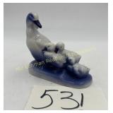 Delfts Holland handpainted figurine Ducks