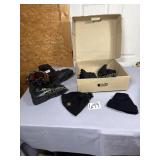 Salomon Ski Boots Size 26.5 Black with 2 pair