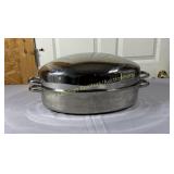 Stainless steel roaster, Everyday living, 18 1/2'