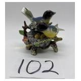 Kingbird on nest figurine, Arnart Creation