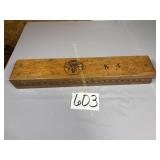 Antique wood cigar press or moldL.Bezemer&Zn