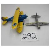 Cast Aluminum WWII Trench Art Airplane, US Army