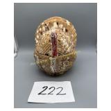 Vintage Ceramic Lidded Turkey Dish