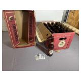 2 Original Drewrys beer boxes, 1 full of empty