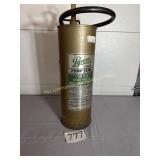 Vintage Pyrene Copper Fire Extinguisher, 25' Tall