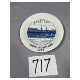 1974 Kentucky Derby 7' D souvenir plate