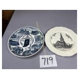 Sesquicentennial Indiana 10' D plate, First