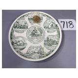 Willshire, Ohio 150 yr Anniversary plate, 10 1/4'