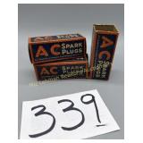 3 Vintage AC Sparkplugs in boxes
