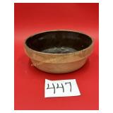 10' round, 3 1/2' T Cook Rite Crock bowl