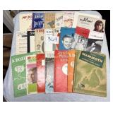 Lot of Vintage Music Books