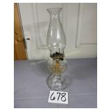 Antique Eagle Kerosene oil lamp with embossed
