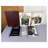 4 Books on the Kennedy's 1 magazine on the