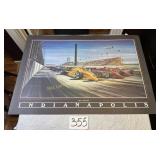 The First Turn Fury, Indianapolis 500 Poster,