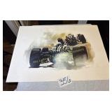 David Lord, Indianapolis 500 Poster, Into the turn